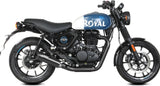 Tubo De Escape Con Homologación Acústica Hr-1 Acero Negro Carbono - Mivv Compatible Con Royal Enfield Hntr 350 (2022-2024)