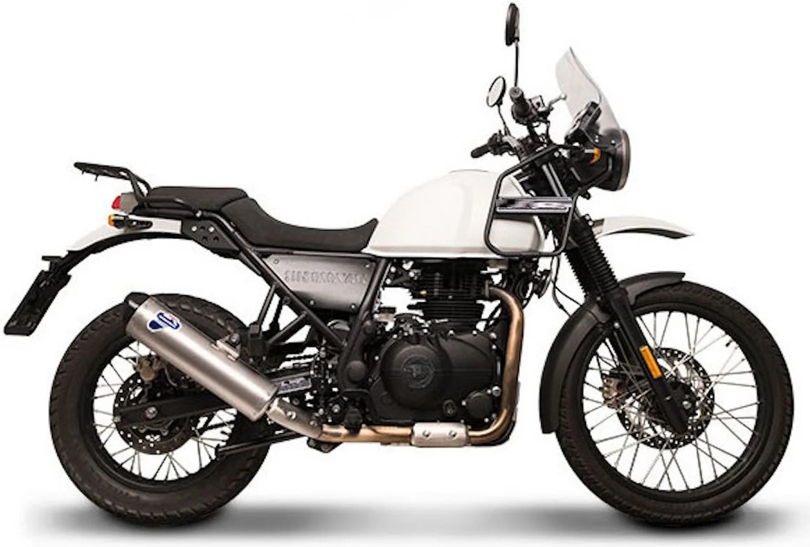 Tubo De Escape Sin Homologación Acústica Relevance Acero Inox - Termignoni Compatible Con Royal Enfield Himalayan (2018-2020)