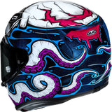 Casco Integral Para Moto Hjc Rpha 12 P.I.M. Evo (Carbon-Aramid/Fiberglass/Natural Fiber) Mc28 Kraken Talla 09 L