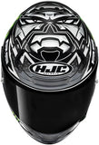 Casco Integral Para Moto Hjc Rpha 12 P.I.M. Evo (Carbon-Aramid/Fiberglass/Natural Fiber) Mc5 Quartararo Replica Talla 05 Xxs