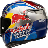 Casco Integral Para Moto Hjc Rpha 12 P.I.M. Evo (Carbon-Aramid/Fiberglass/Natural Fiber) Mc21 Red Bull Austin Gp 2 Talla 05 Xxs