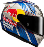 Casco Integral Para Moto Hjc Rpha 12 P.I.M. Evo (Carbon-Aramid/Fiberglass/Natural Fiber) Mc21 Red Bull Austin Gp 2 Talla 06 Xs
