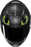 Casco Integral Para Moto Hjc Rpha 12 P.I.M. Evo (Carbon-Aramid/Fiberglass/Natural Fiber) Mc4Sf Toothless Ii Universal Talla 05 Xxs