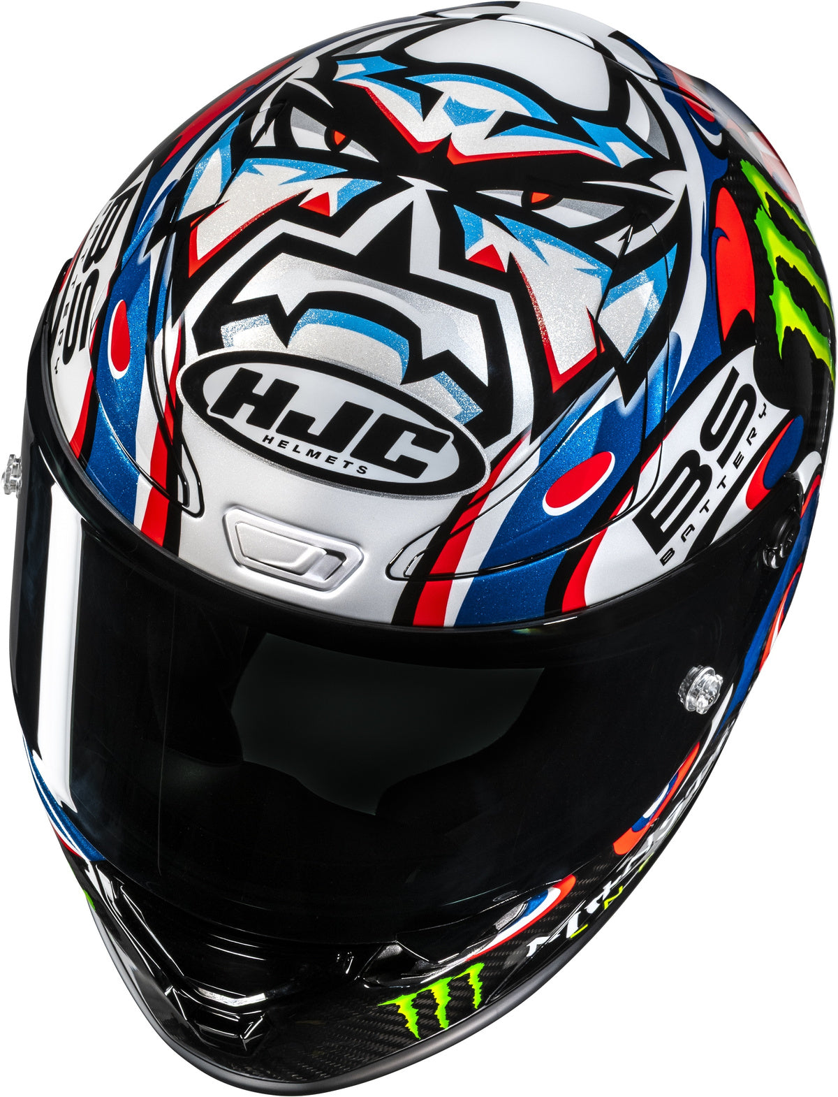 Full-Face Motorcycle Helmet Hjc Rpha 1 V2 Carbon P.I.M. Plus (Carbon/Aramid/Glass Fiber) Mc21 Quartararo Le Mans 3 Size 06 Xs