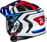 Casco Integral Para Moto Hjc Rpha 60 P.I.M. Evo (Carbon-Aramid/Fiberglass) Mc21 Dakar Talla 10 Xl