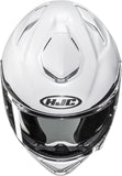 Casco Integral Para Moto Hjc Rpha 72 P.I.M. Plus (Carbon/Aramid/Glass Fiber) Blanco Perlado Talla 09 L