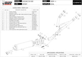 Tubo De Escape Con Catalizador Y Homologación Acústica Oval Acero - Mivv Compatible Con Suzuki Sv 650 (2004-2015)