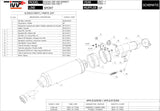 Exhaust Tip With Noise Certification Gp Steel Black - Mivv Compatible With Suzuki Gsf 650 Bandit (2007-2015)