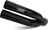 Tubo De Escape Con Homologación Acústica Double Gun Acero Negro - Mivv Compatible Con Suzuki Gladius (2009-2015)