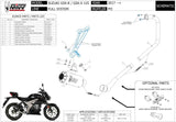 Sistema De Escape Completo Sin Catalizador Y Sin Homologación Acústica Mk3 Acero Negro - Mivv Compatible Con Suzuki Gsx-R 125 (2017-2020)