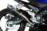 Escape Doble Sin Catalizador Con Homologación Acústica Round Carbono - Termignoni Compatible Con Suzuki Gsx-R 1000 (2007-2008)
