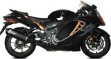 Escape Doble Con Homologación Acústica Speed Edge Titano Carbono - Mivv Compatible Con Suzuki Gsx-R 1300 Hayabusa (2021-2024)