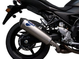 Tubo De Escape Con Homologación Acústica Relevance Acero Inox Copa Carbono - Termignoni Compatible Con Suzuki Sv 650 (2016-2019)