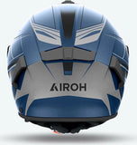 Casco Integral Para Moto Airoh Spark 2 - Sp2Sh18 Thermoplastic Hrt Azul Mate Shadow Talla S