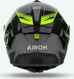 Casco Integral Para Moto Airoh Spark 2 - Sp2Sh31 Thermoplastic Hrt Amarillo Gloss Shadow Talla Xl