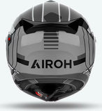 Casco Modular Para Moto Airoh Specktre - Specg16 Thermoplastic Hrt Gris Gloss Groove Talla S
