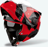 Casco Modular Para Moto Airoh Specktre - Specg55 Thermoplastic Hrt Rojo Gloss Groove Talla M