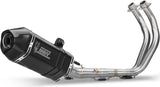 Sistema De Escape Completo Con Catalizador Y Homologación Acústica Speed Edge Acero Negro Carbono - Mivv Compatible Con Yamaha Tracer 700 (2016-2024)