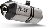 Exhaust Tip With Noise Certification Speed Edge Stainless Steel Carbon - Mivv Compatible With Bmw R 1200 (2015-2018)