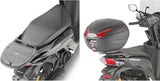 Monolock Blade Black Top Case - 47 Lt Blade Technopolymer - Givi Compatible With Honda Vision 50 - 110 (2011-2020)