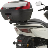 Baúl Monolock Plata 32 Lt Plastico - Givi Compatible Con Honda Forza 300 Abs (2013-2017)