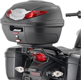 Monolock Blade Black Tech Top Case - 37 Lt Blade Technopolymer - Givi Compatible With Honda Cb 125 F (2015-2020)