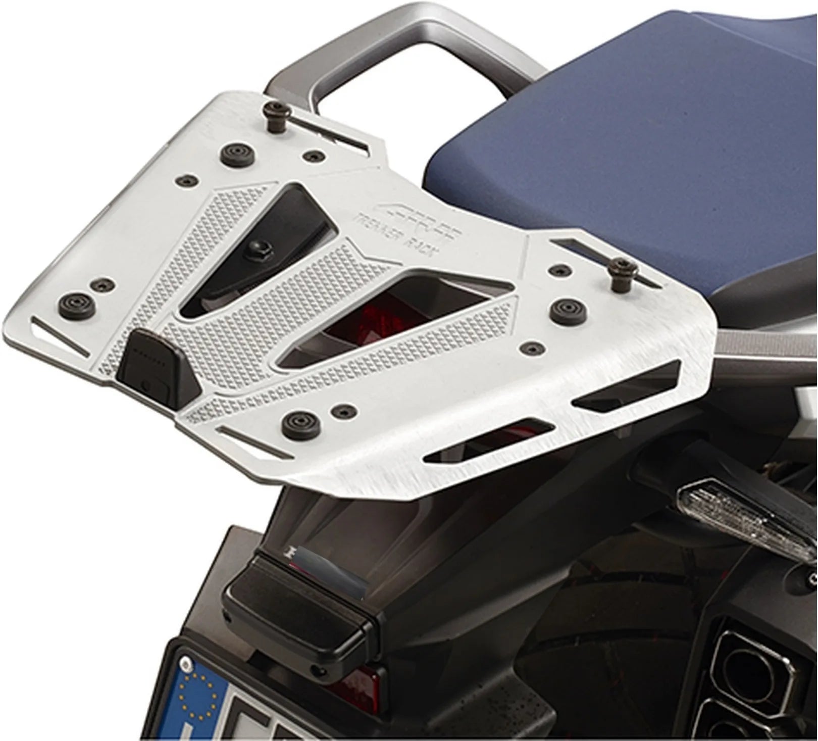 Baúl Monolock Alpina Aluminio 44 Lt Alpina Aluminio - Givi Compatible Con Honda Crf 1000 L Africa Twin (2016-2017)