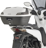 Monolock Vision Black Top Case - 34 Lt Vision Technopolymer - Givi Compatible With Honda Sh 300 I (2019-2020)