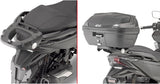 Monokey Trekker Lite Gray Top Case - 35 Lt Trekker Lite Technopolymer - Givi Compatible With Honda Forza 125 - 300 (2019-2020)