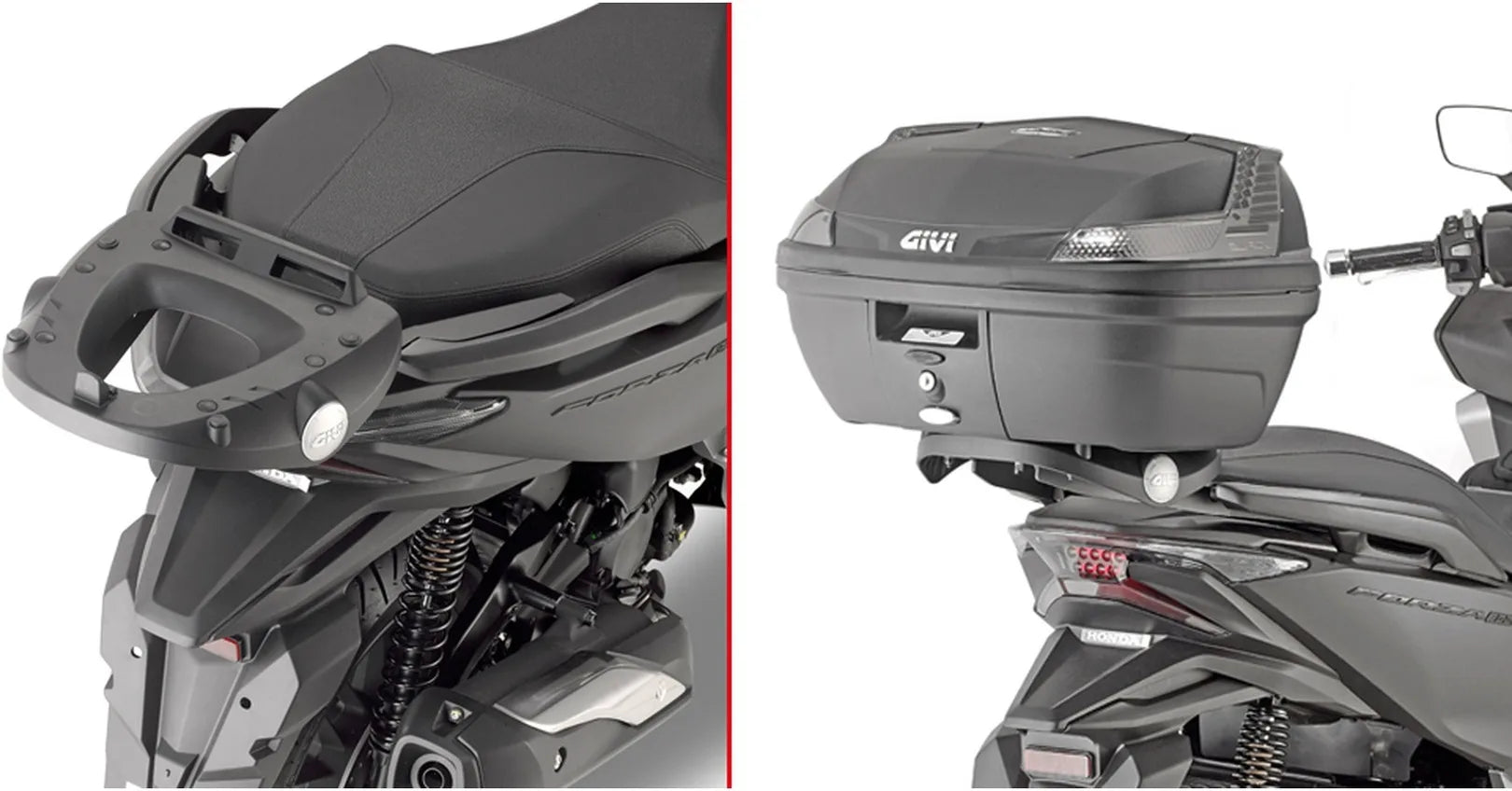 Baúl Monolock Alpina Aluminio 44 Lt Alpina Aluminio - Givi Compatible Con Honda Adv 350 (2022-2024)