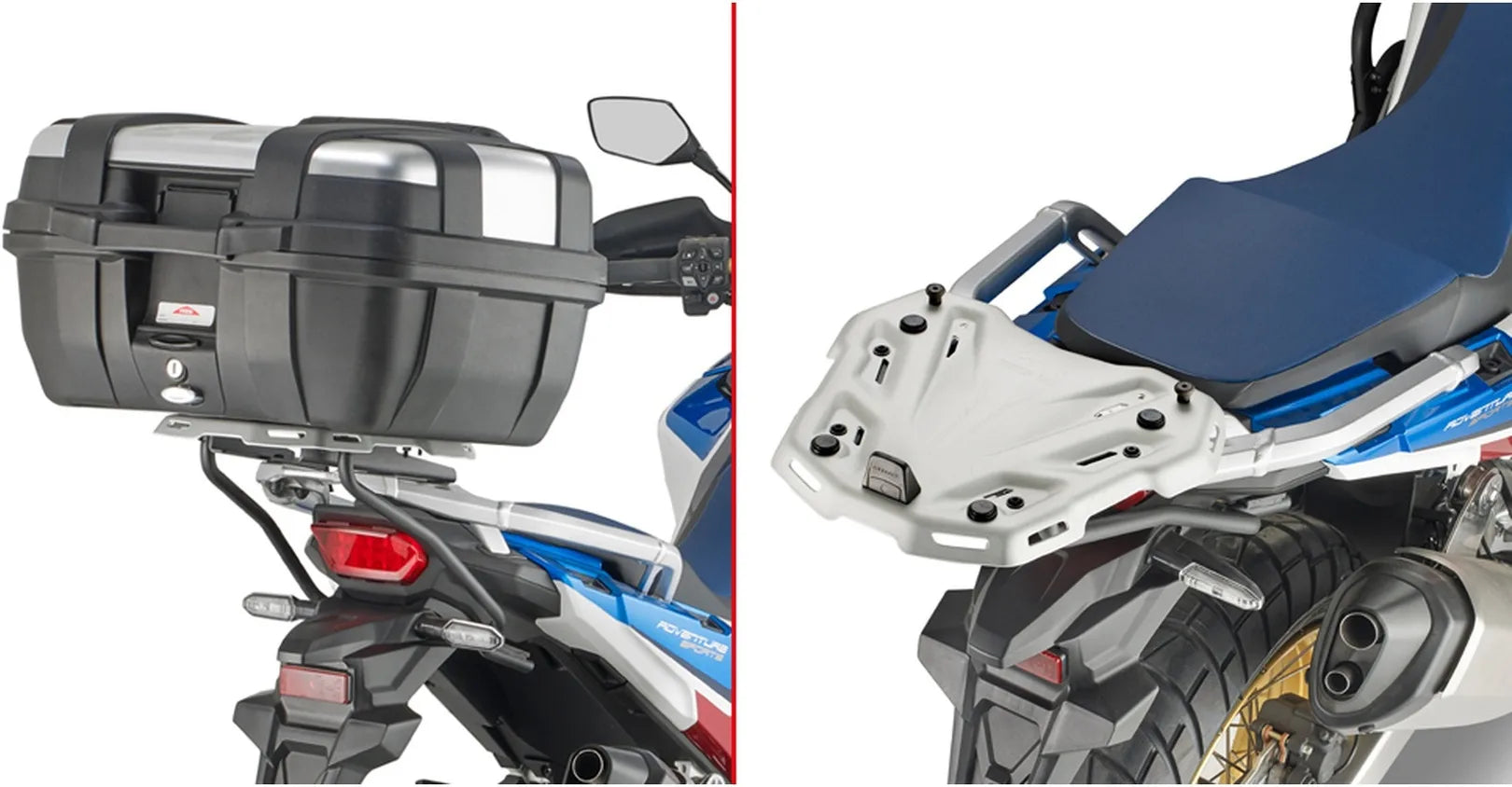 Baúl Monokey Trekker Aluminio Negro 46 Lt Trekker Aluminio - Givi Compatible Con Honda Crf 1100 L Africa Twin Adventure Sports (2024)