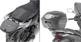 Monolock Silver Top Case - 32 Lt Technopolymer - Givi Compatible With Honda Sh 125 (2020-2024)