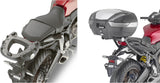 Monokey Trekker Lite Gray Top Case - 35 Lt Trekker Lite Technopolymer - Givi Compatible With Honda Cb 650 R (2021-2023)