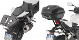 Monokey Trekker Lite Gray Top Case - 35 Lt Trekker Lite Technopolymer - Givi Compatible With Honda Cb 1000 Hornet (2025)