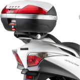 Monokey Trekker Lite Black Top Case - 35 Lt Trekker Lite Technopolymer - Givi Compatible With Honda Silver Wing 400 (2006-2009)