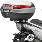 Monokey Trekker Alaska Black Aluminium Top Case - 56 Lt Trekker Alaska Aluminium - Givi Compatible With Yamaha T-Max 500 (2008-2011)