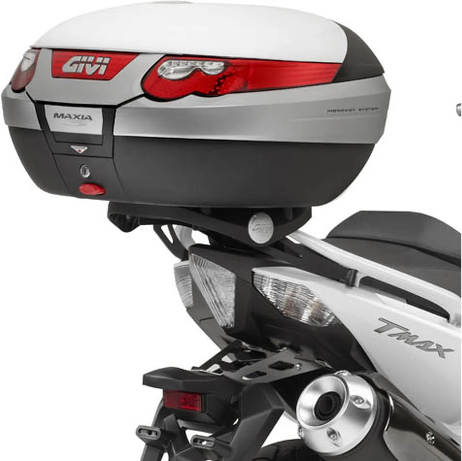 Baúl Monokey Trekker Alaska Aluminio 44 Lt Trekker Alaska Aluminio - Givi Compatible Con Yamaha T-Max 500 (2008-2011)