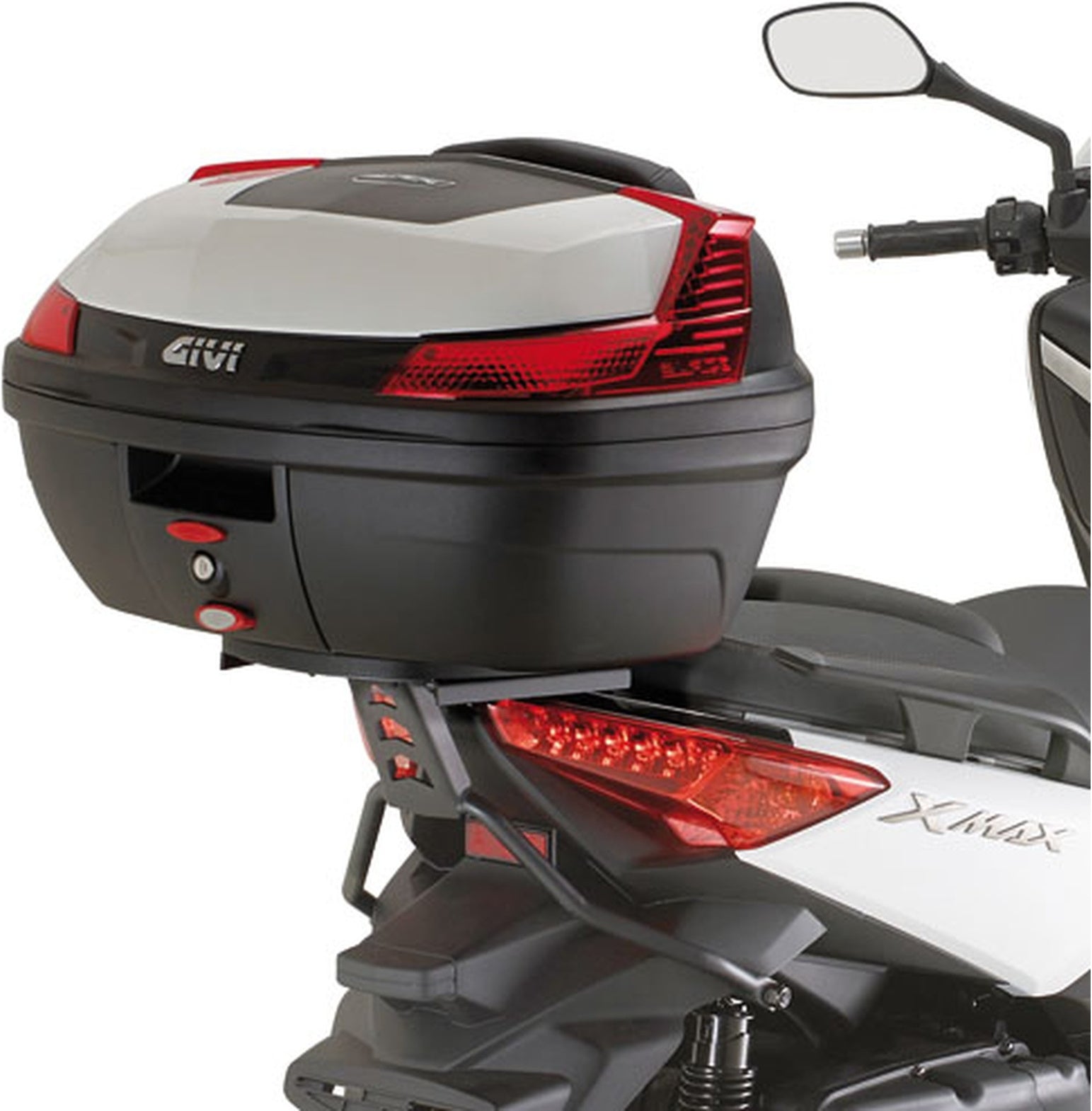 Monolock Vision Black Top Case - 34 Lt Vision Technopolymer - Givi Compatible With Mbk Skyliner 125 - 250 (2014)