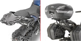 Baúl Monokey Trekker Dolomiti Aluminio Negro 46 Lt Trekker Dolomiti Aluminio - Givi Compatible Con Yamaha Niken Gt 900 (2019-2024)
