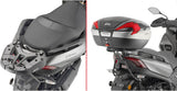 Monokey Black Top Bag - 40 Lt Nylon - Givi Compatible With Yamaha X-Max 125 (2018-2022)