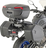 Baúl Monolock Negro 29 Lt Por Portapaquetes Original Plastico - Givi Compatible Con Yamaha Tracer 7 Gt (2024)