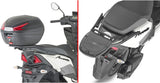 Monolock Vision Black Tech Top Case - 34 Lt Vision Technopolymer - Givi Compatible With Suzuki Avenis 125 (2023-2024)