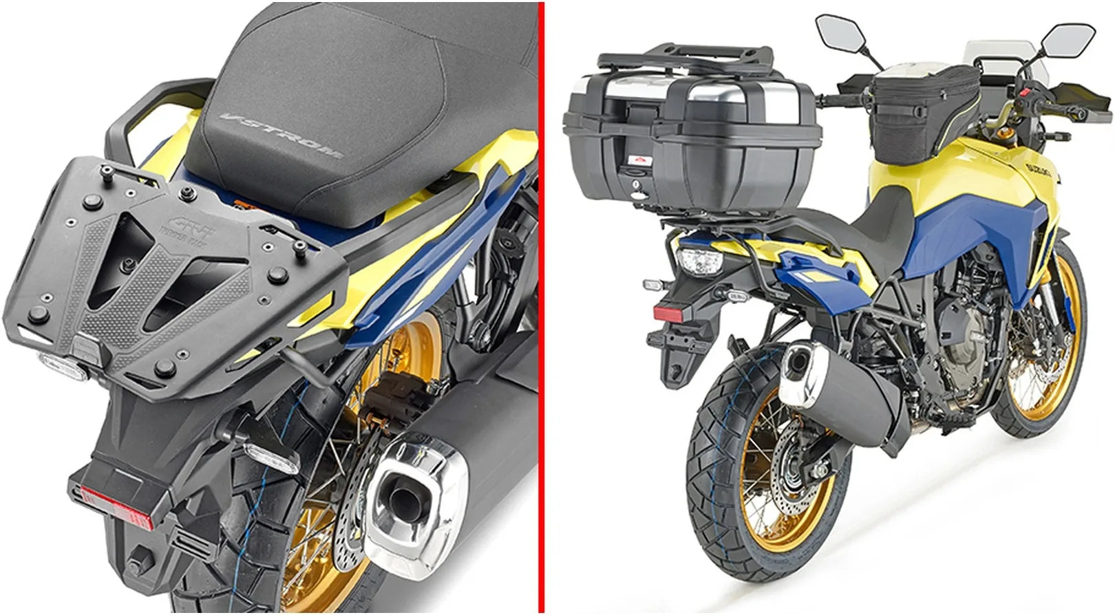 Baúl Monokey Aluminio 47 Lt Plastico - Givi Compatible Con Suzuki V-Strom 800 De (2023-2024)