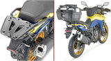 Monolock Black Tech Top Case - 30 Lt Technopolymer - Givi Compatible With Suzuki V-Strom 800 De (2023-2024)