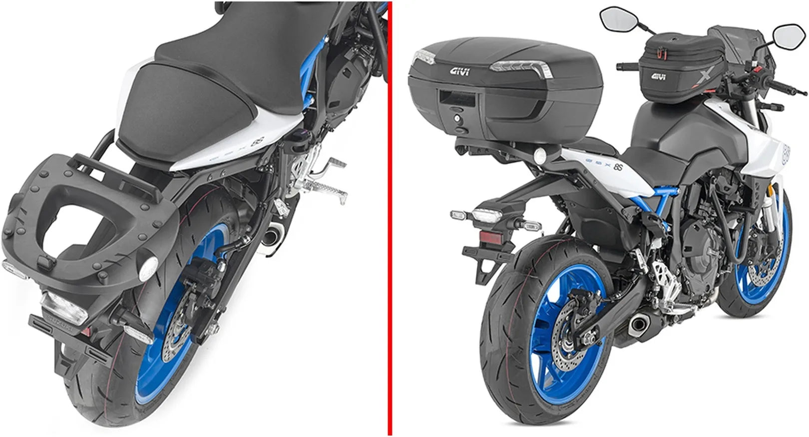 Baúl Monolock Alpina Aluminio 44 Lt Alpina Aluminio - Givi Compatible Con Suzuki Gsx 8S (2023-2024)