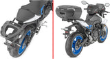 Monolock Vision Black Tech Top Case - 34 Lt Vision Technopolymer - Givi Compatible With Suzuki Gsx 8S (2023-2024)