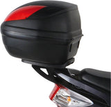 Monolock Vision Black Top Case - 34 Lt Vision Technopolymer - Givi Compatible With Yamaha Cignus X 125 (2004-2006)