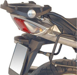 Monokey Trekker Outback Evo Smart Black Aluminium Top Case - 58 Lt Trekker Outback Evo Smart Aluminium - Givi Compatible With Yamaha Fjr 1300 (2013-2020)