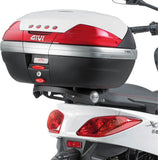 Monokey Carbon Look Tech Top Case - 47 Lt Technopolymer - Givi Compatible With Mbk Skycruiser 125 (2010-2012)