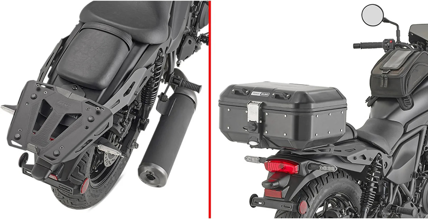 Baúl Monokey Trekker Outback Evo Smart Aluminio Anodizado 42 Lt Trekker Outback Evo Smart Aluminio Anodizado - Givi Compatible Con Kawasaki Eliminator 500 (2024)